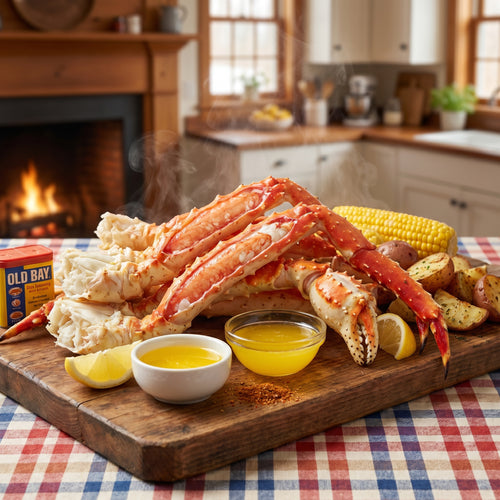 Colossal Alaskan Red King Crab Legs: The Titan of the Bering Sea